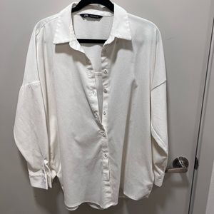 Zara Button Down Blouse